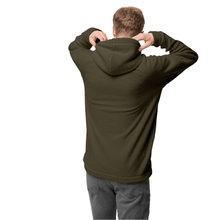 Jack Wolfskin Fleecehoodie Nature Life Halfzip - made from soft Sherpa fleece in sheepskin look - green Men